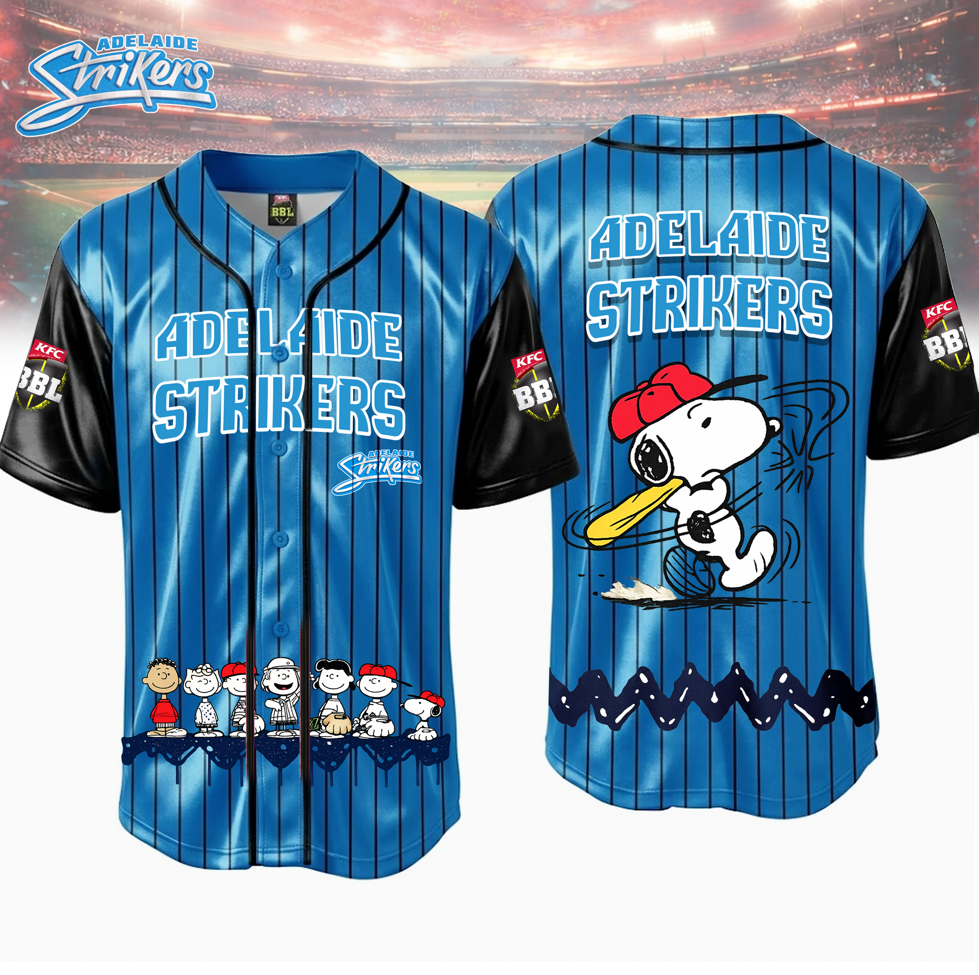 PREMIUM BBL X AS SNOPPY  Baseball Shirt LIMITED EDITONS NDT VHM 020426