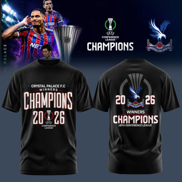 PREMIUM CRY X THANK FOR MEMORIES  UEFA Conference League Winners Shirt  V26 NDT LVH 280526