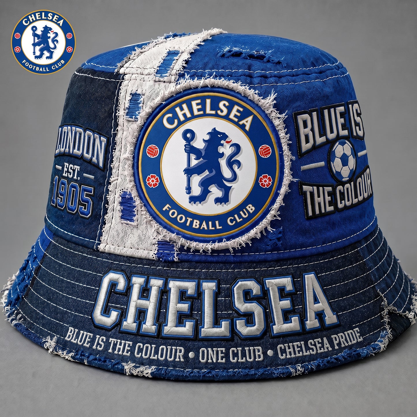 PREMIUM EPL X CHE EXCLUSIVE Torn Fabric Legacy Bucket Hat For New Season 290626
