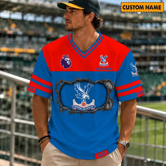 PREMIUM EPL X CRY Streetwear V-neck Shirt Custom Gifts For Fan NDT NHM 280526