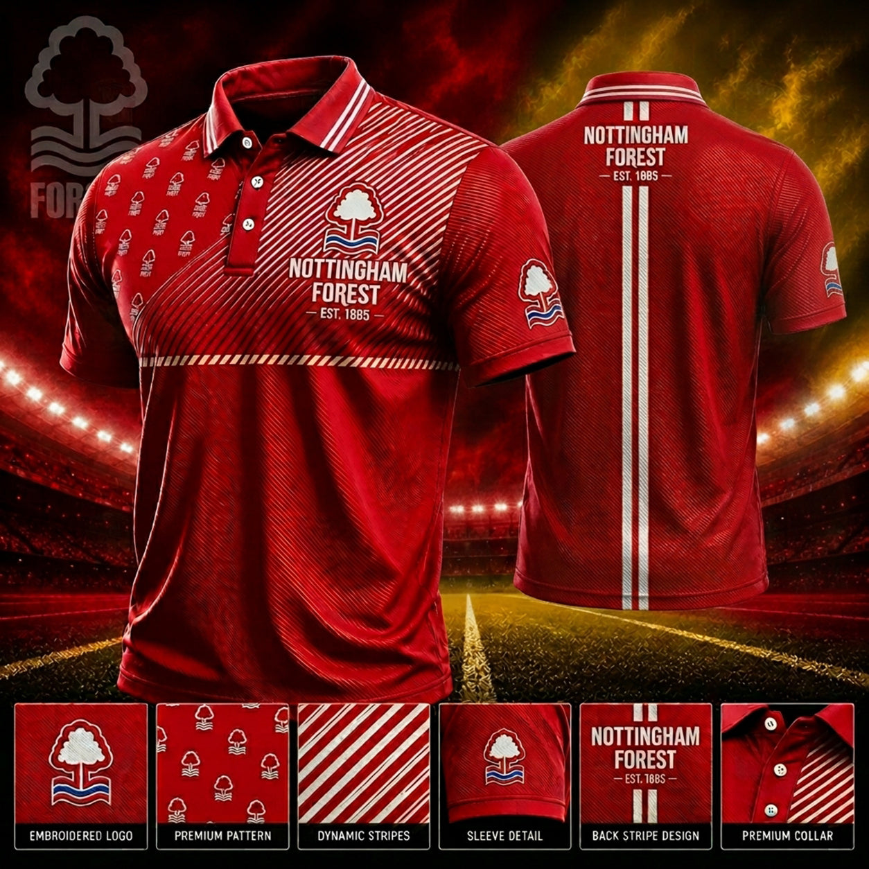 PREMIUM EPL X NOT GAMEDAY LUXURY POLO SHIRT 200626