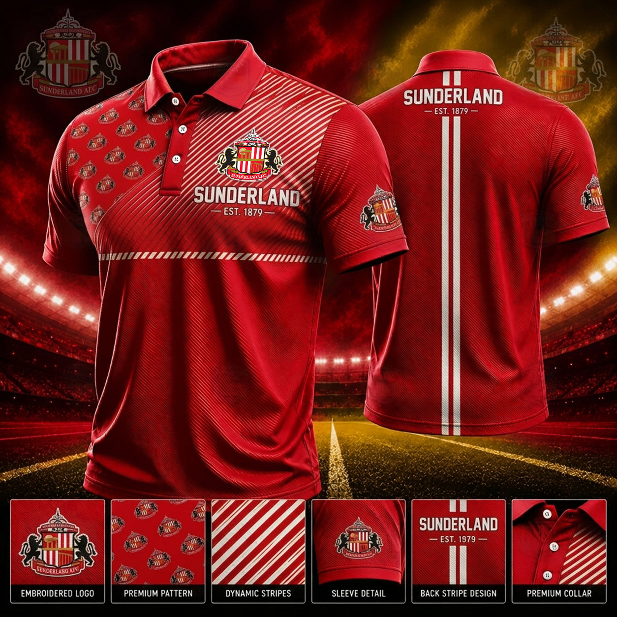 PREMIUM EPL X SUN GAMEDAY LUXURY POLO SHIRT 200626