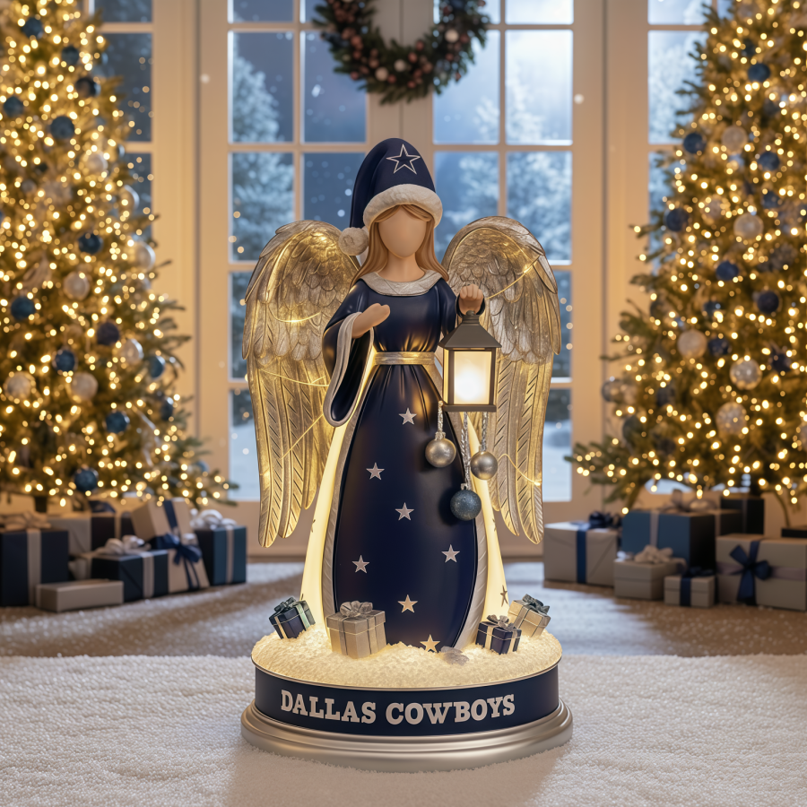PREMIUM Holiday x DAL Guardian Angel Statue Led light - Festive Home Decor NDT NHM