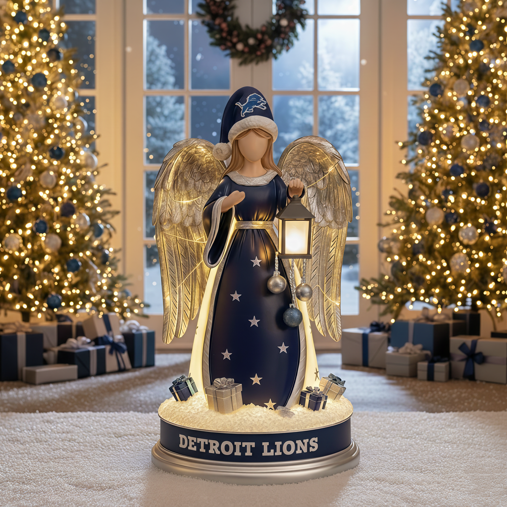 PREMIUM Holiday x DET Guardian Angel Statue Led light - Festive Home Decor NDT NHM