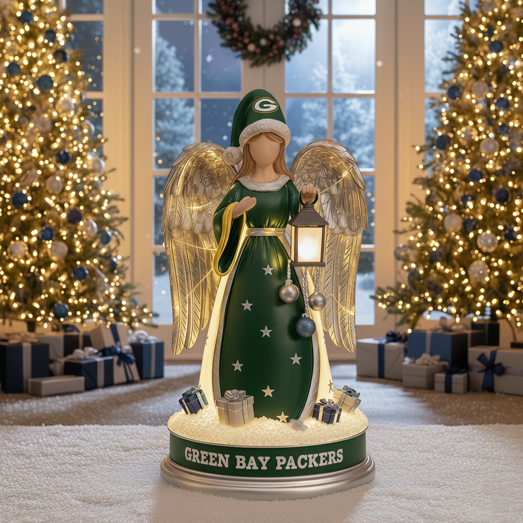 PREMIUM Holiday x GB Guardian Angel Statue Led light - Festive Home Decor NDT NHM