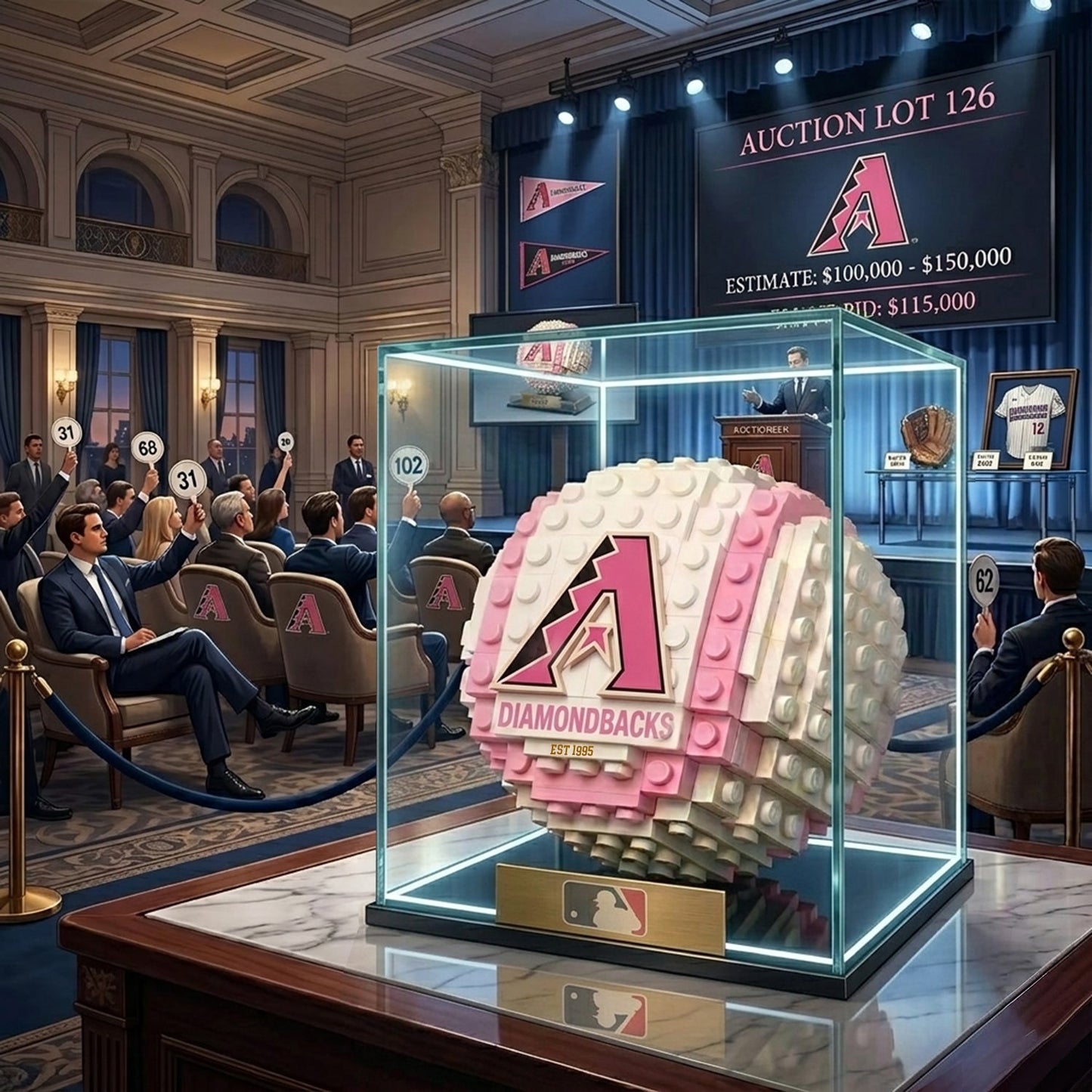 PREMIUM MLB ALL TEAM ANNIVERSARY 126TH The Heritage Masterpiece Brick Collection NDT NHM 280326