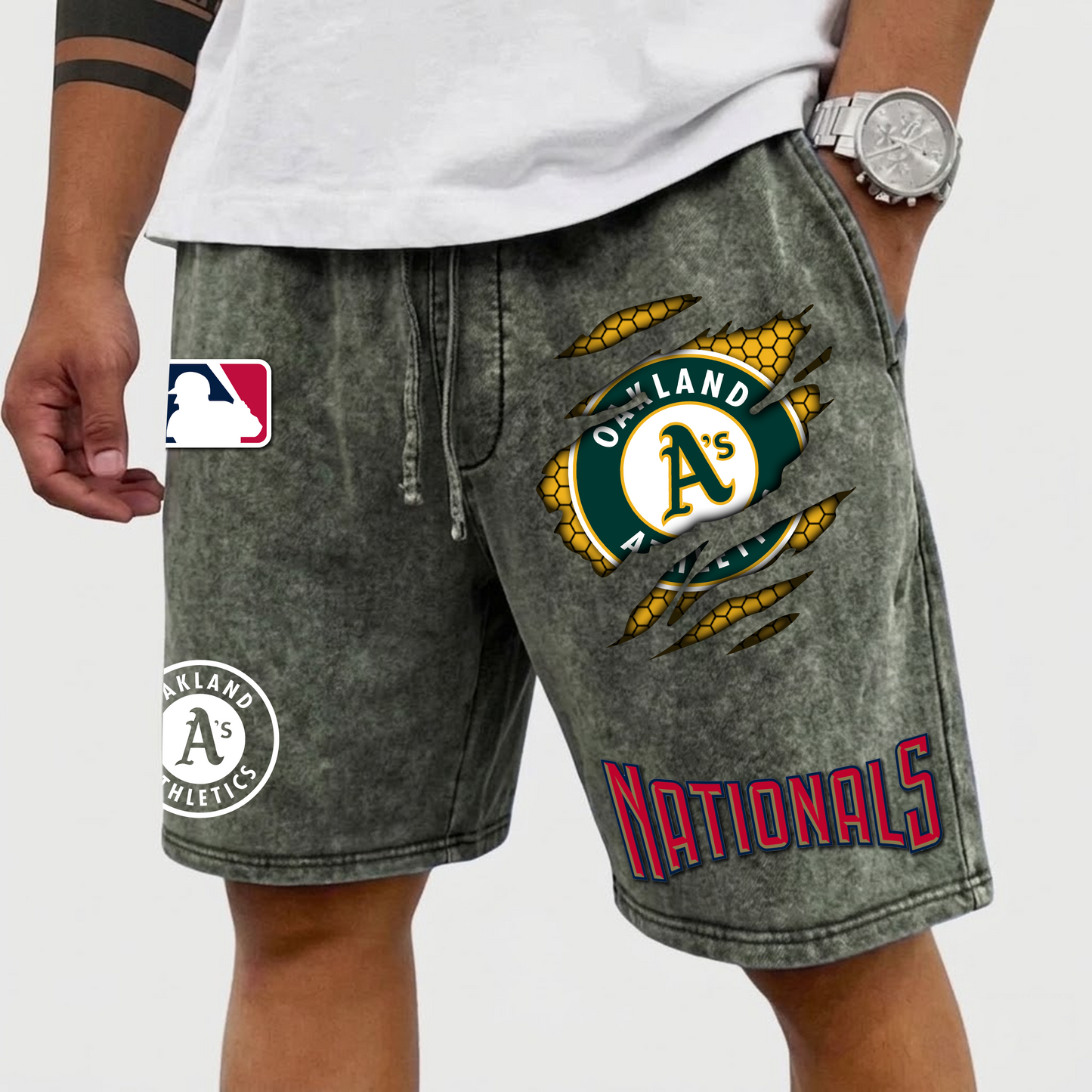 PREMIUM MLB X ATH WASH SHORT FOR SUMMERS HOLIDAY NDT VHM 080426