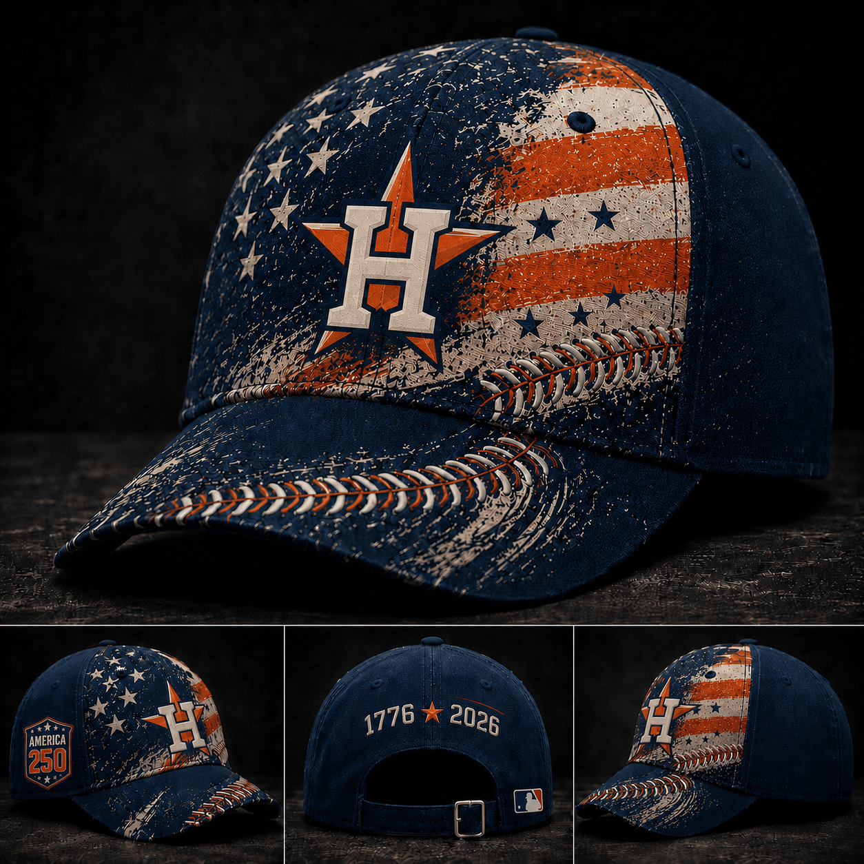 PREMIUM MLB X HA GAMEDAY BASEBALL CAP LIMITED EDITION 300626