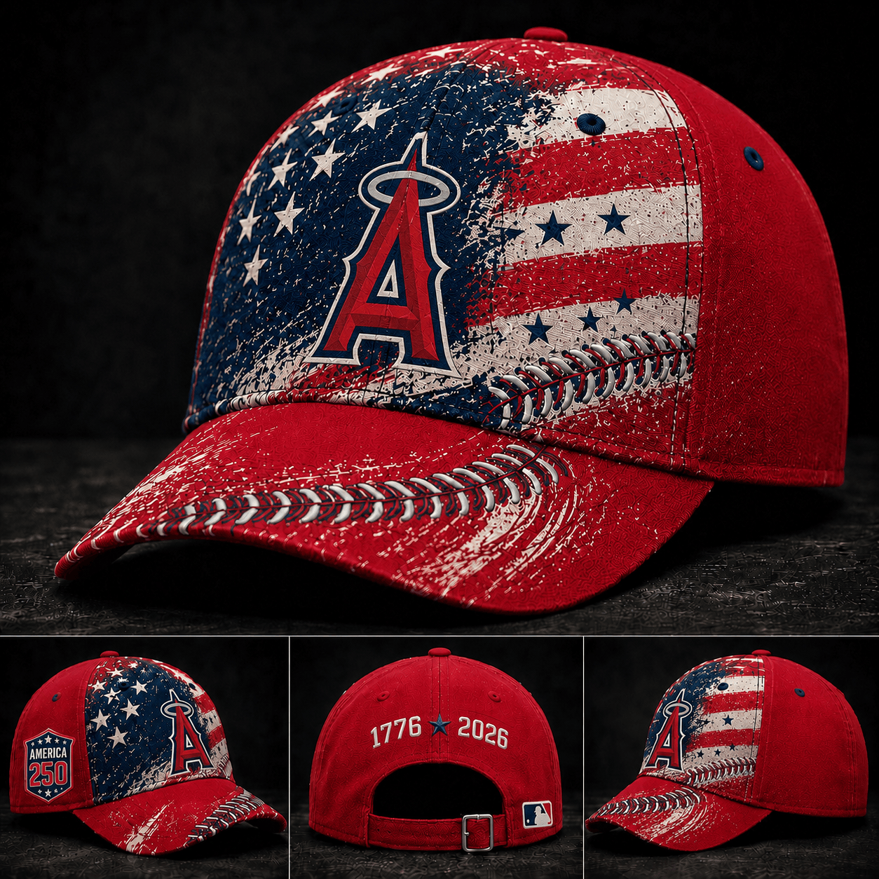 PREMIUM MLB X LAA GAMEDAY BASEBALL CAP LIMITED EDITION 300626