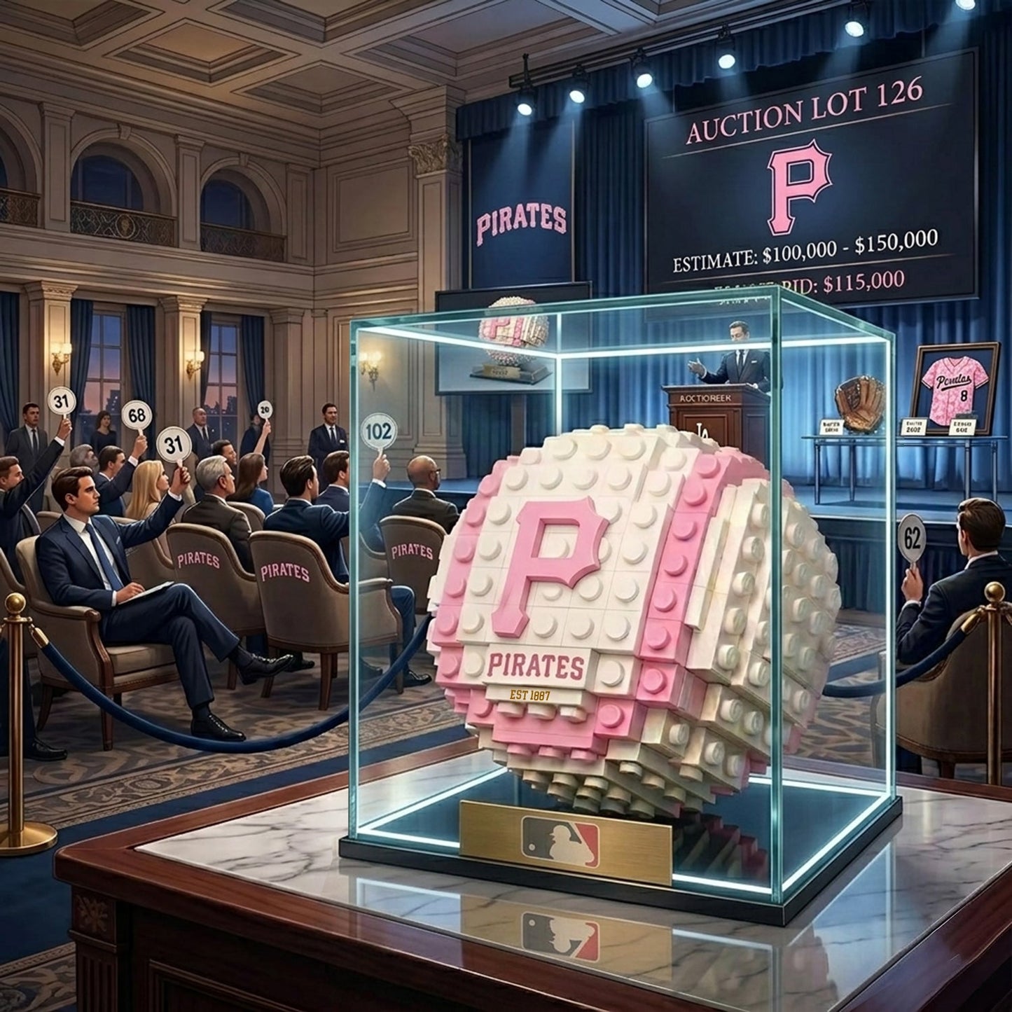PREMIUM MLB ALL TEAM ANNIVERSARY 126TH The Heritage Masterpiece Brick Collection NDT NHM 280326