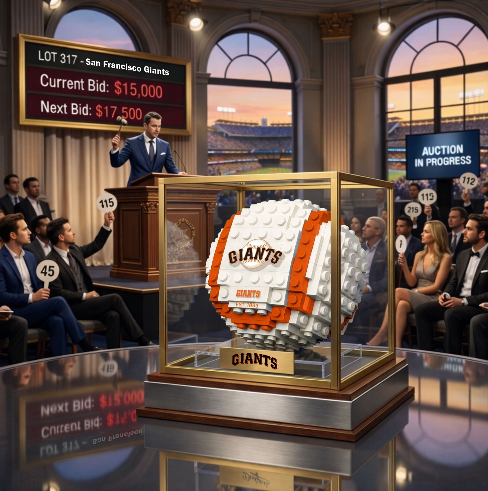 PREMIUM MLB X SFG Anniversary 126th  Heritage Masterpiece Brick Collection NDT VHM 300326