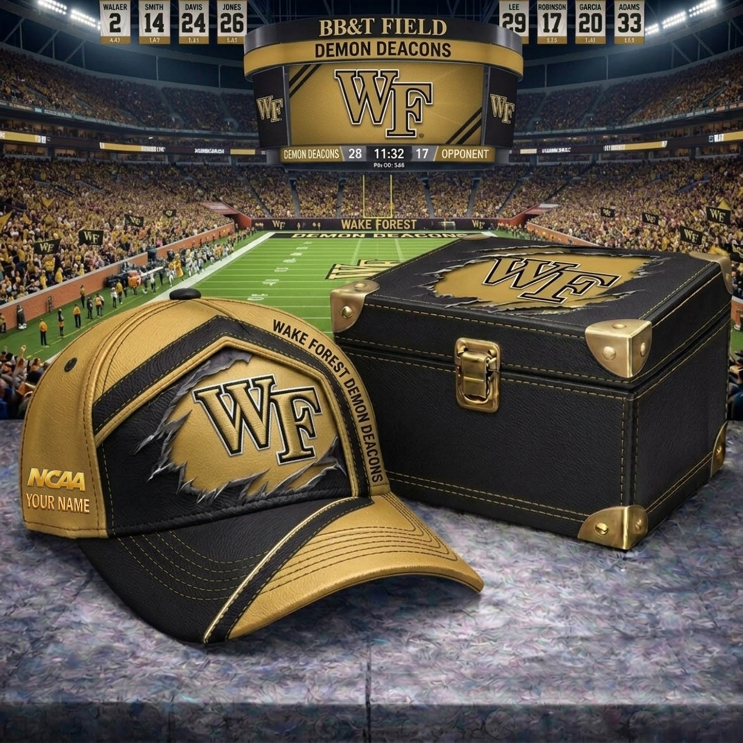 PREMIUM NCAA X WFDD CRACK CUSTOME HAT V3 NDT NHM 020626