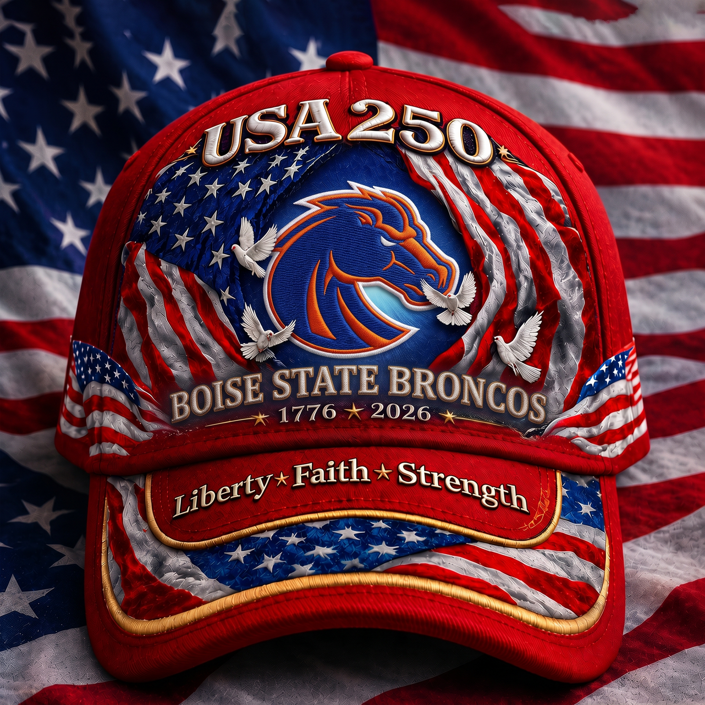 PREMIUM NCAA  x BSB 250 Years Anniversary Of Freedom Cap   290626