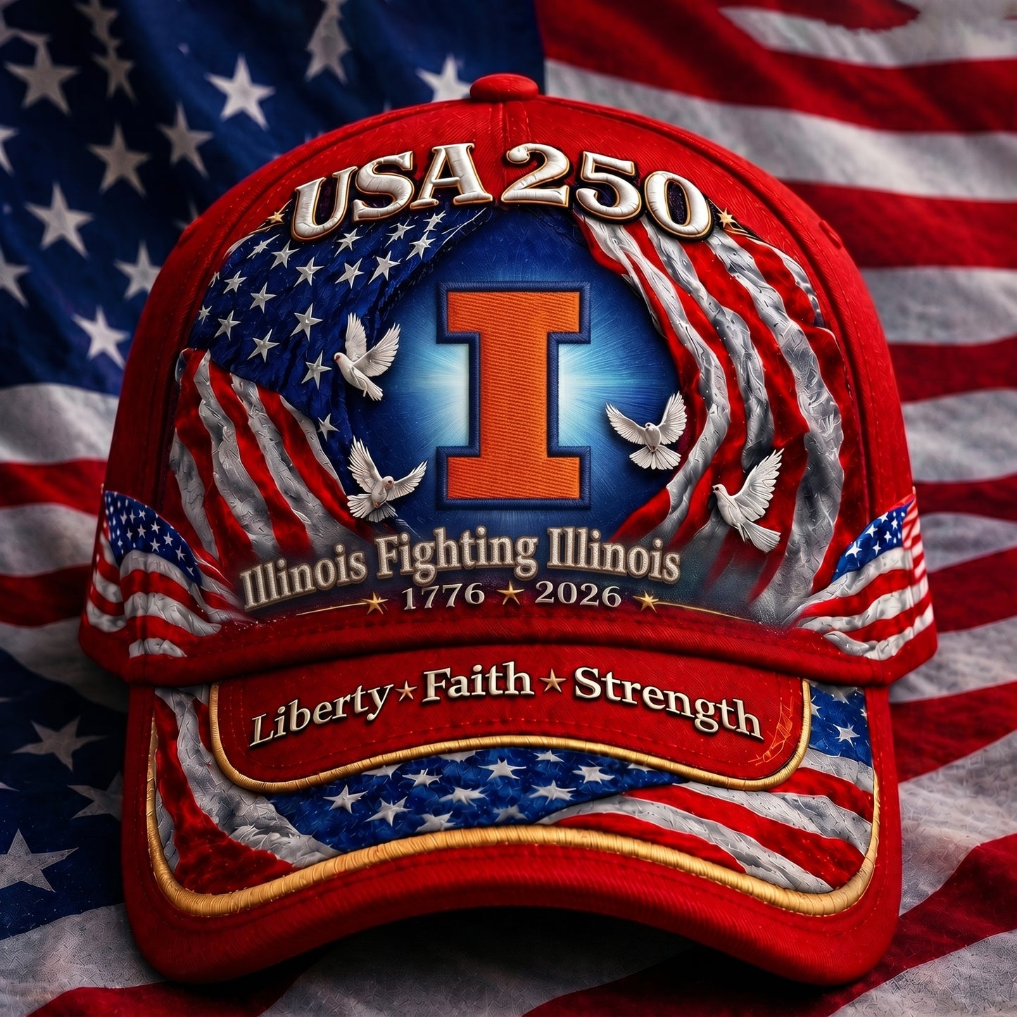 PREMIUM NCAA  x IFI  250 Years Anniversary Of Freedom Cap   290626