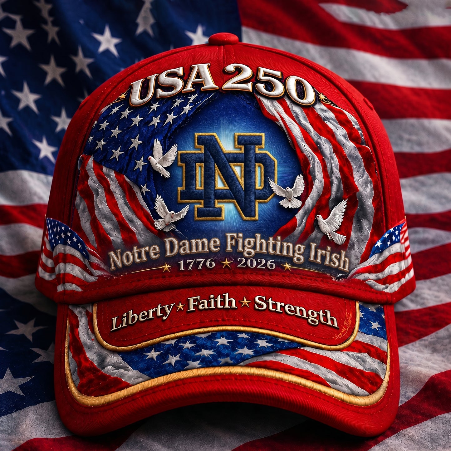 PREMIUM NCAA  x NOT  250 Years Anniversary Of Freedom Cap   290626