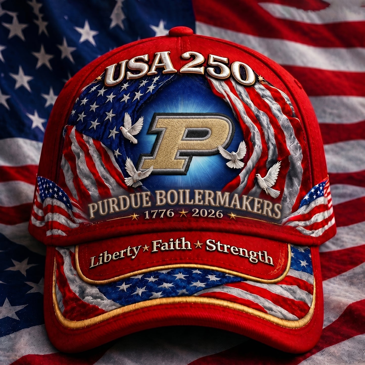 PREMIUM NCAA  x PB 250 Years Anniversary Of Freedom Cap   290626