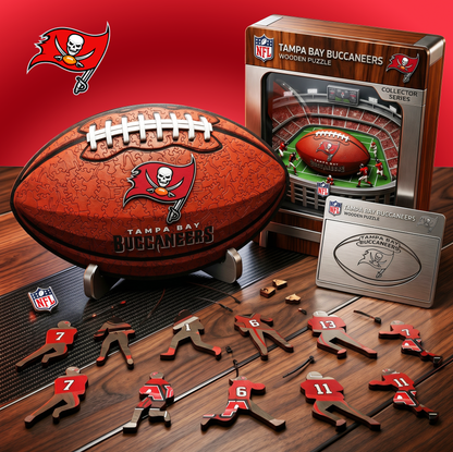 PREMIUM NFL X AC TBB Platinum Wooden Puzzle  Gift For Fan Limited Editions NDT VHM 030626