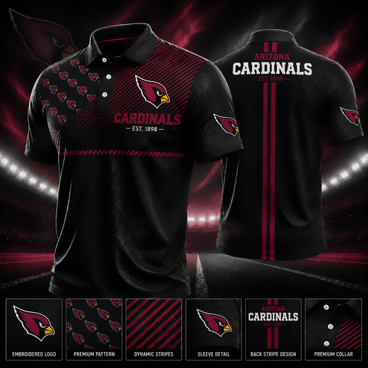 PREMIUM NFL X ARI GAMEDAY LUXURY POLO SHIRT 190626
