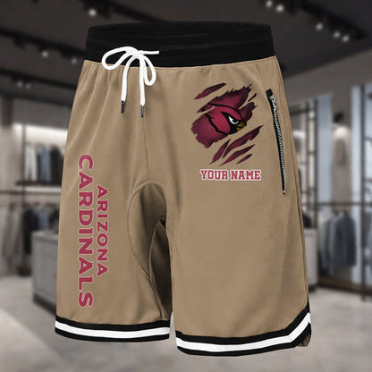 PREMIUM NFL X ARI Summer Fitness Breathable Basketball Shorts v2 NDT LVH 230426