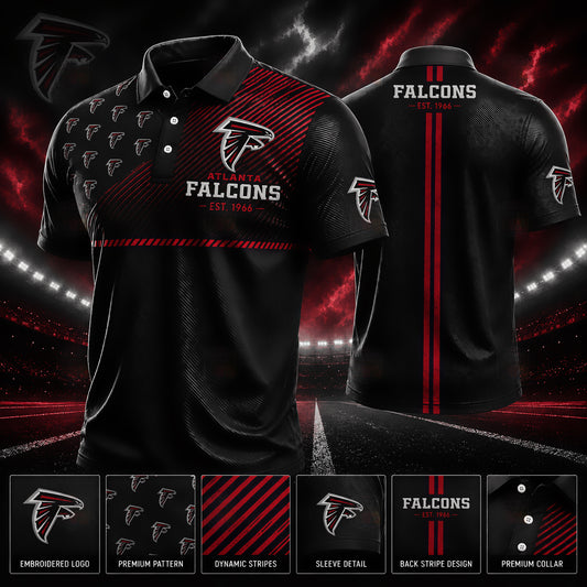 PREMIUM NFL X ATL GAMEDAY LUXURY POLO SHIRT 190626