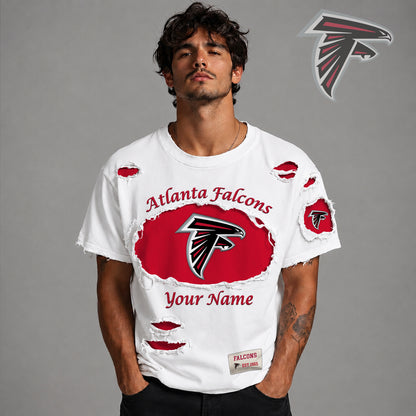 PREMIUM NFL X ATL LUXURY CREW-Neck T-Shirt V3 FOR SUMMER HOLIDAY 180626