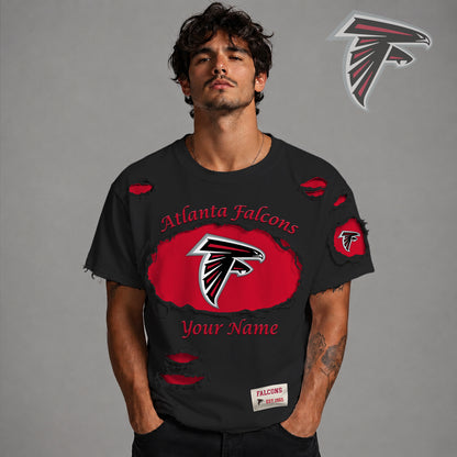 PREMIUM NFL X ATL LUXURY CREW-Neck T-Shirt V3 FOR SUMMER HOLIDAY 180626
