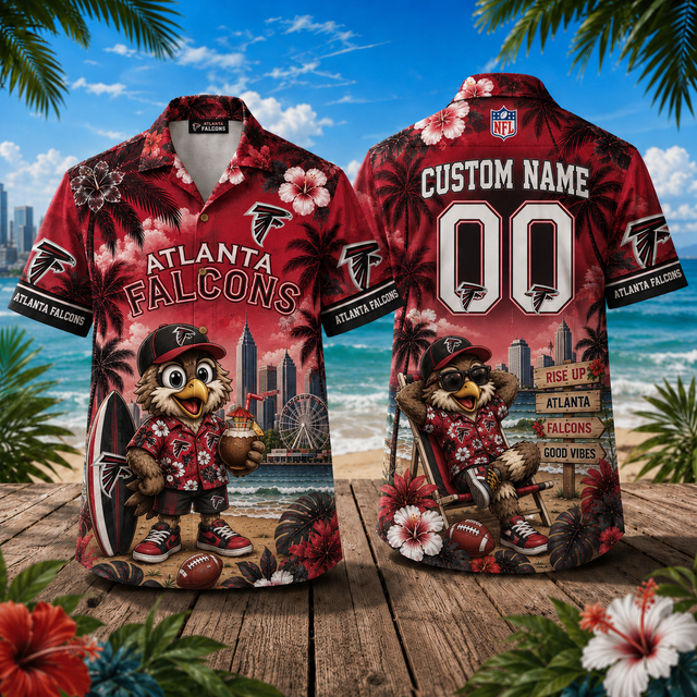 PREMIUM NFL X ATL Personalized Hawaiian Shirt FOR SUMMER HOLIDAY 190626