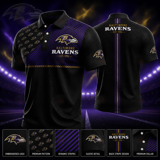 PREMIUM NFL X BAL GAMEDAY LUXURY POLO SHIRT 190626