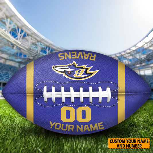 PREMIUM NFL X BATI Personalized Rugby Ball For Fan - Limited Edition NDT TDT