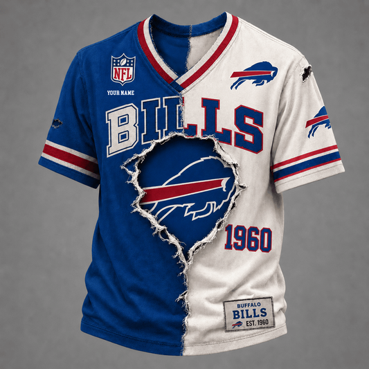 PREMIUM NFL X BB GAME DAY  V-Neck T Shirt FOR SUMMER HOLIDAY NDT VHM 050626