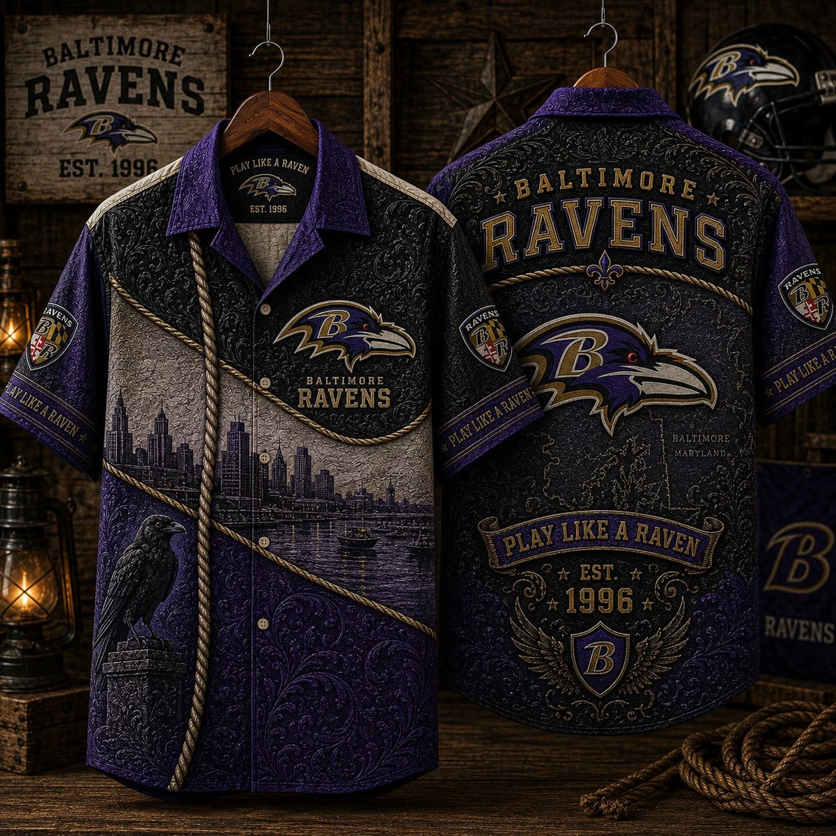 PREMIUM NFL X BR CLASSIC VINTAGE SILK SHIRT NDT VHM 220626