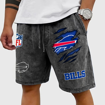 PREMIUM NFL X BUF CRACK SHORTS PANT FOR SUMMER HOLIDAY 130426 NDT NHM
