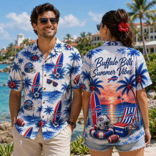 PREMIUM NFL X BUF Summer Vibes Premium Hawaiian Shirt Limited Edition NDT NHM 100626