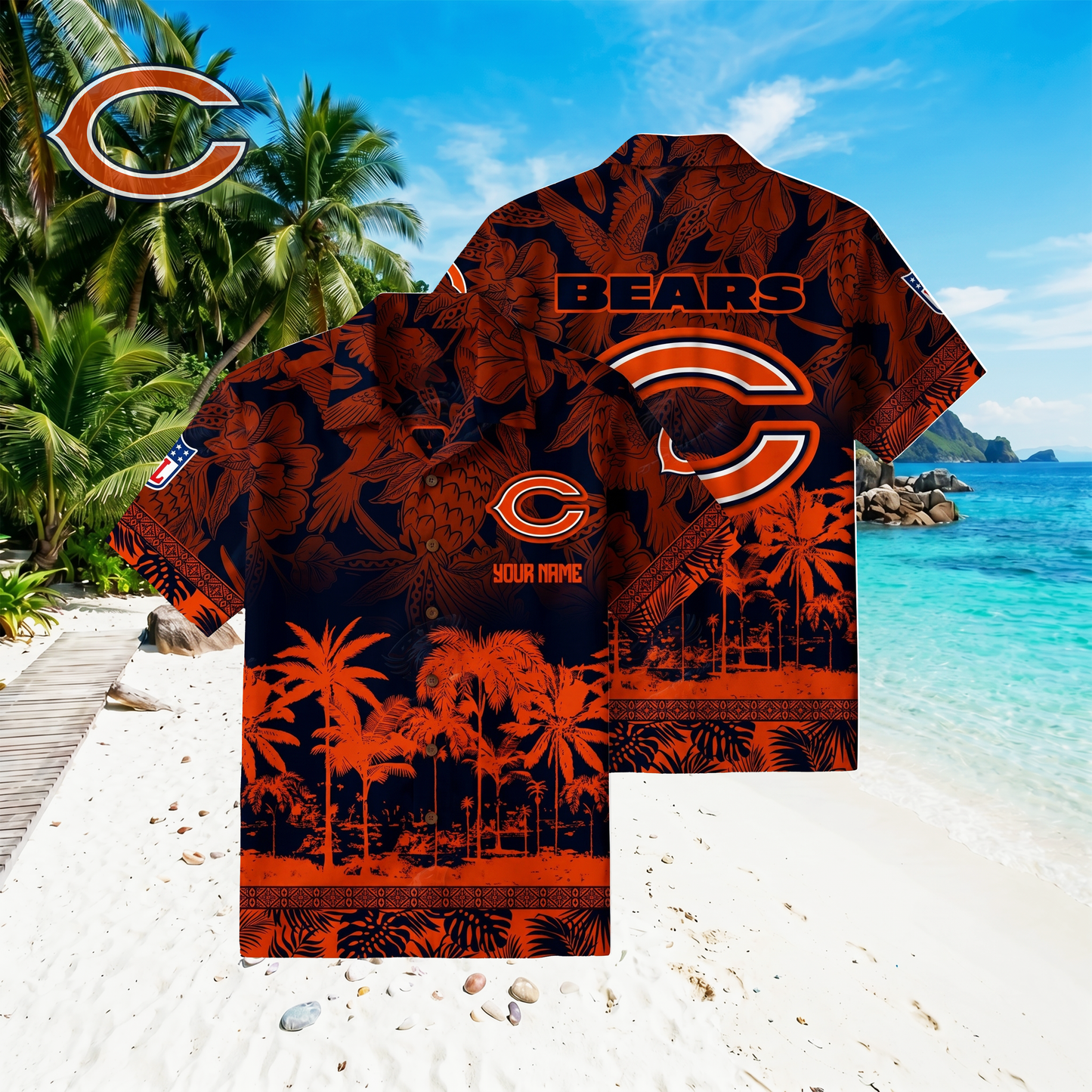 PREMIUM NFL X CB Floral With Parrots Hawaiian Shirt NDT VHM 060526