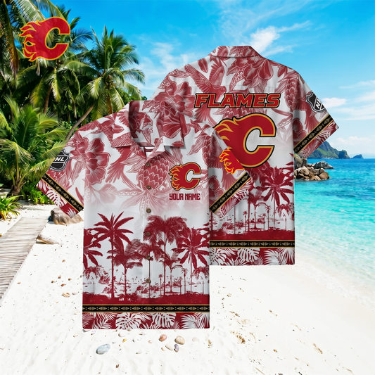 PREMIUM NHL X CF Floral With Parrots Hawaiian Shirt NDT VHM 060526