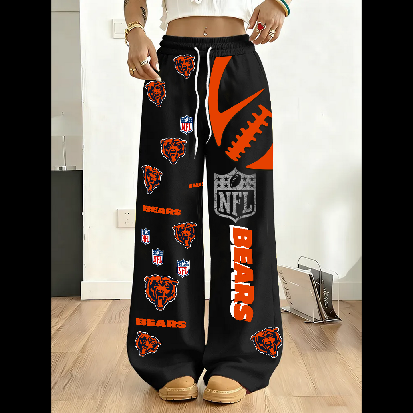 PREMIUM NFL X CHI 3D Casual Graphic Sweatpants NDT TDT