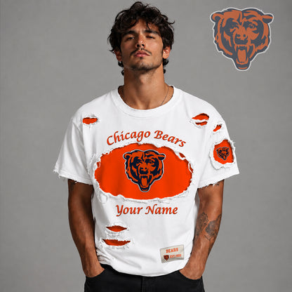 PREMIUM NFL X CHI LUXURY CREW-Neck T-Shirt V3 FOR SUMMER HOLIDAY 180626