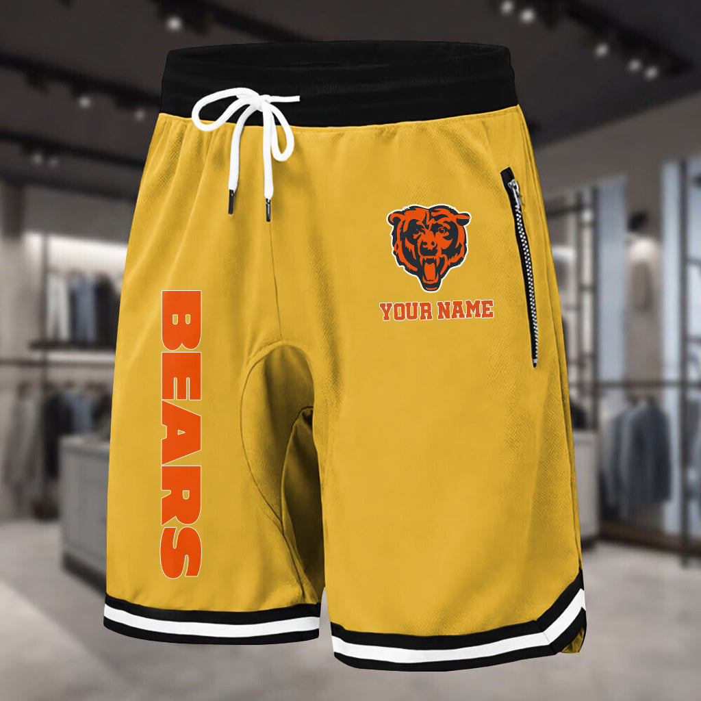 PREMIUM NFL X CHI Summer Fitness Breathable Basketball Shorts NDT LVH 60426