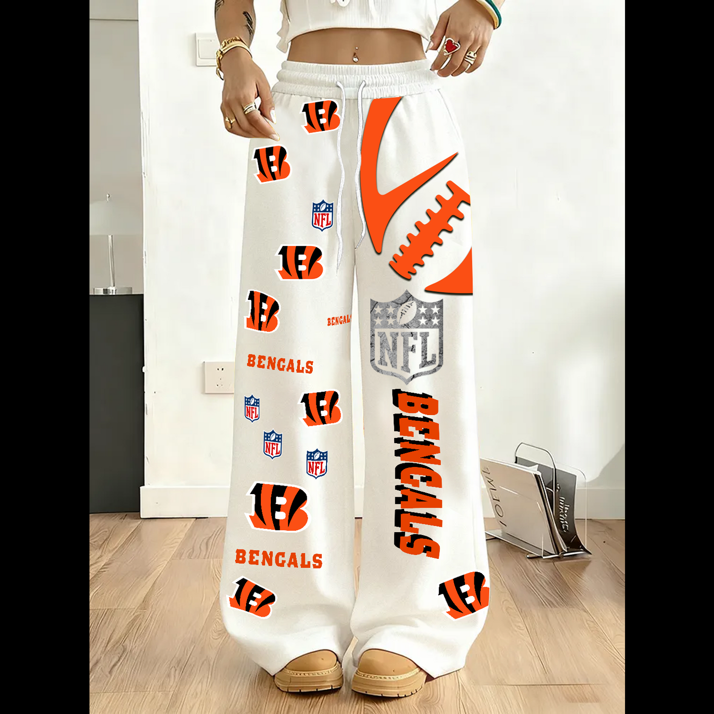 PREMIUM NFL X CIN 3D Casual Graphic Sweatpants NDT TDT