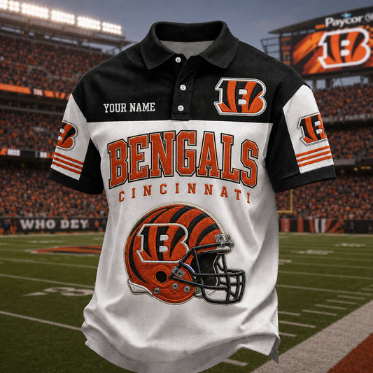 PREMIUM NFL  X CIN Game Day POLO SHIRT LIMITED EDITION NDT VHM 060626