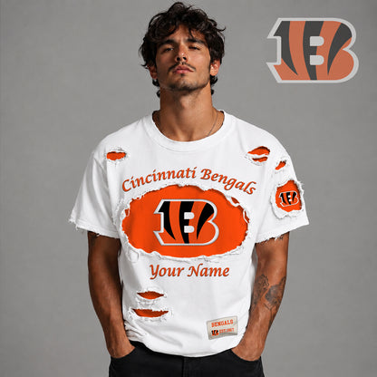 PREMIUM NFL X CIN LUXURY CREW-Neck T-Shirt V3 FOR SUMMER HOLIDAY 180626