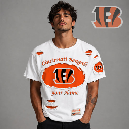 PREMIUM NFL X CIN LUXURY CREW-Neck T-Shirt V3 FOR SUMMER HOLIDAY 180626