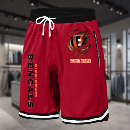 PREMIUM NFL X CIN Summer Fitness Breathable Basketball Shorts v2 NDT LVH 230426