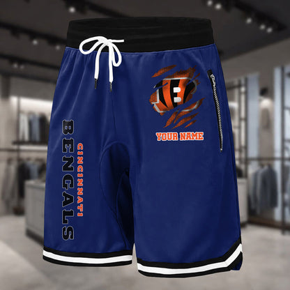 PREMIUM NFL X CIN Summer Fitness Breathable Basketball Shorts v2 NDT LVH 230426