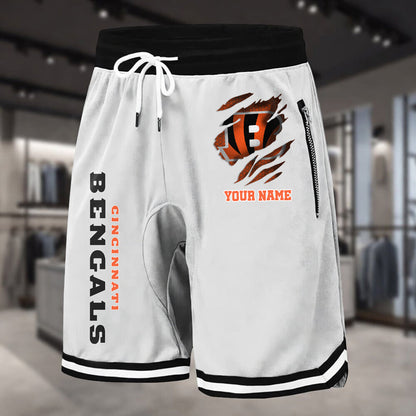 PREMIUM NFL X CIN Summer Fitness Breathable Basketball Shorts v2 NDT LVH 230426