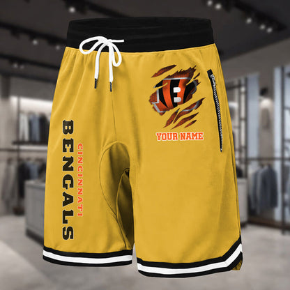PREMIUM NFL X CIN Summer Fitness Breathable Basketball Shorts v2 NDT LVH 230426