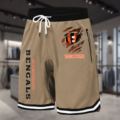 PREMIUM NFL X CIN Summer Fitness Breathable Basketball Shorts v2 NDT LVH 230426