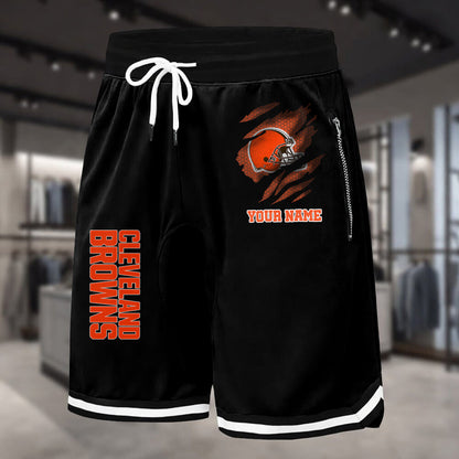 PREMIUM NFL X CLE Summer Fitness Breathable Basketball Shorts v2 NDT LVH 230426
