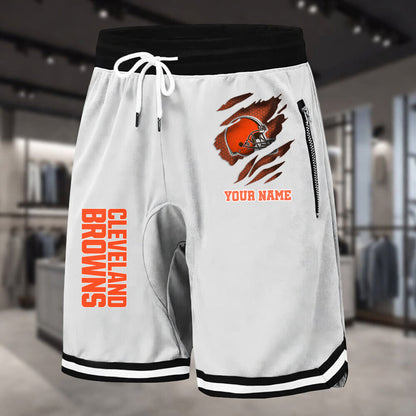 PREMIUM NFL X CLE Summer Fitness Breathable Basketball Shorts v2 NDT LVH 230426