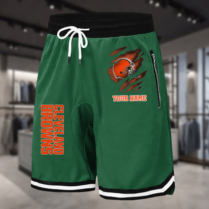 PREMIUM NFL X CLE Summer Fitness Breathable Basketball Shorts v2 NDT LVH 230426